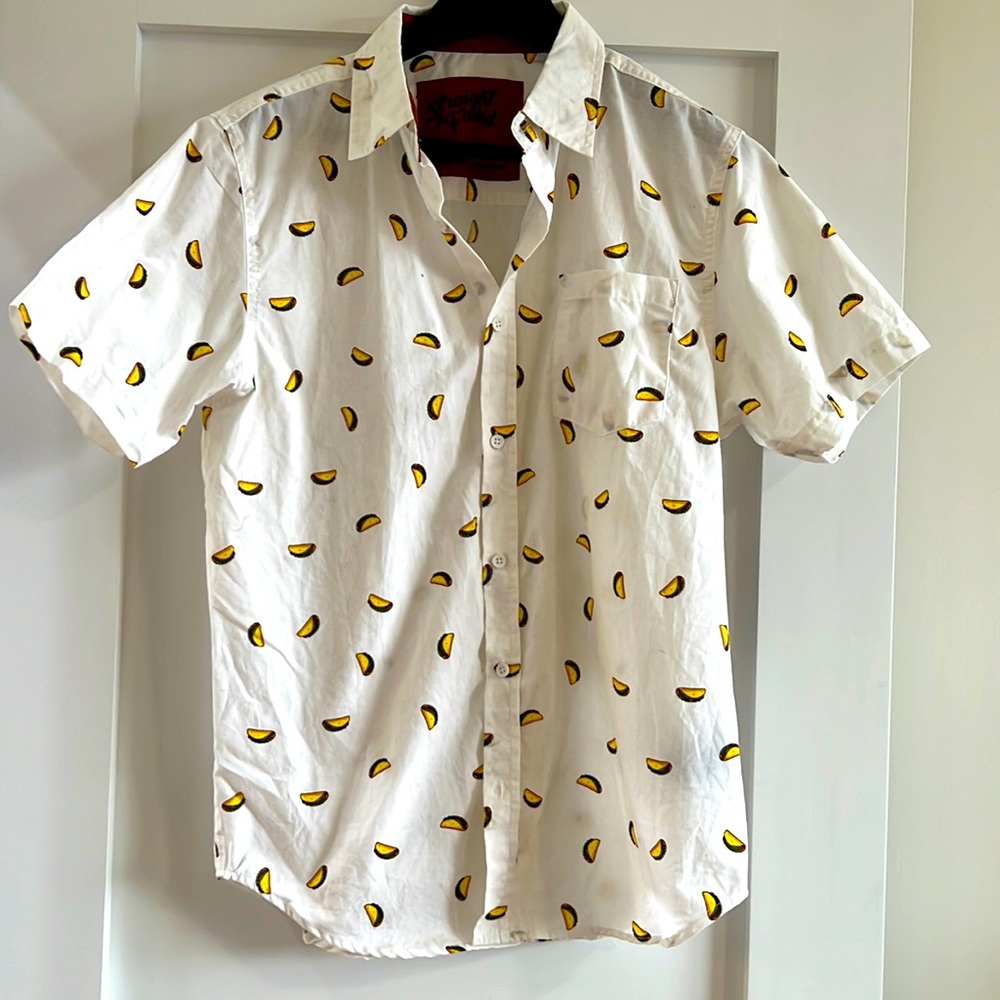 Straight Faded Taco Button Down